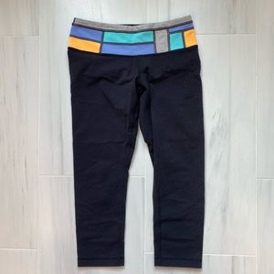 Lululemon cropped wunder under leggings